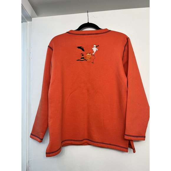 Vintage Quacker Factory Halloween Sweatshirt Crew Neck XS oversized Witch 🧙 - Picture 6 of 7